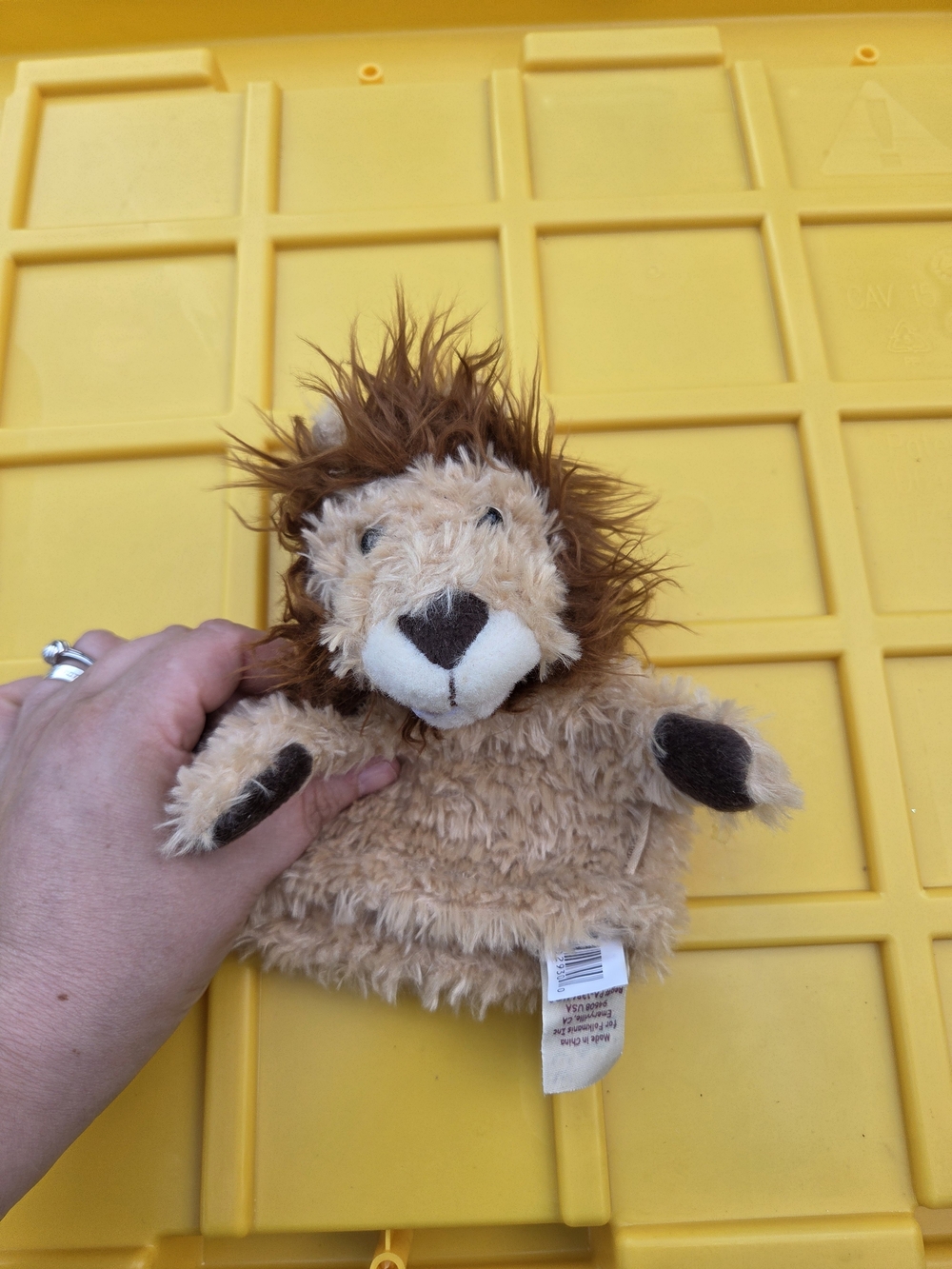 Plush Lion Hand Puppet By Folkmanis Puppets